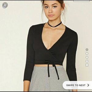 American apparel crop top